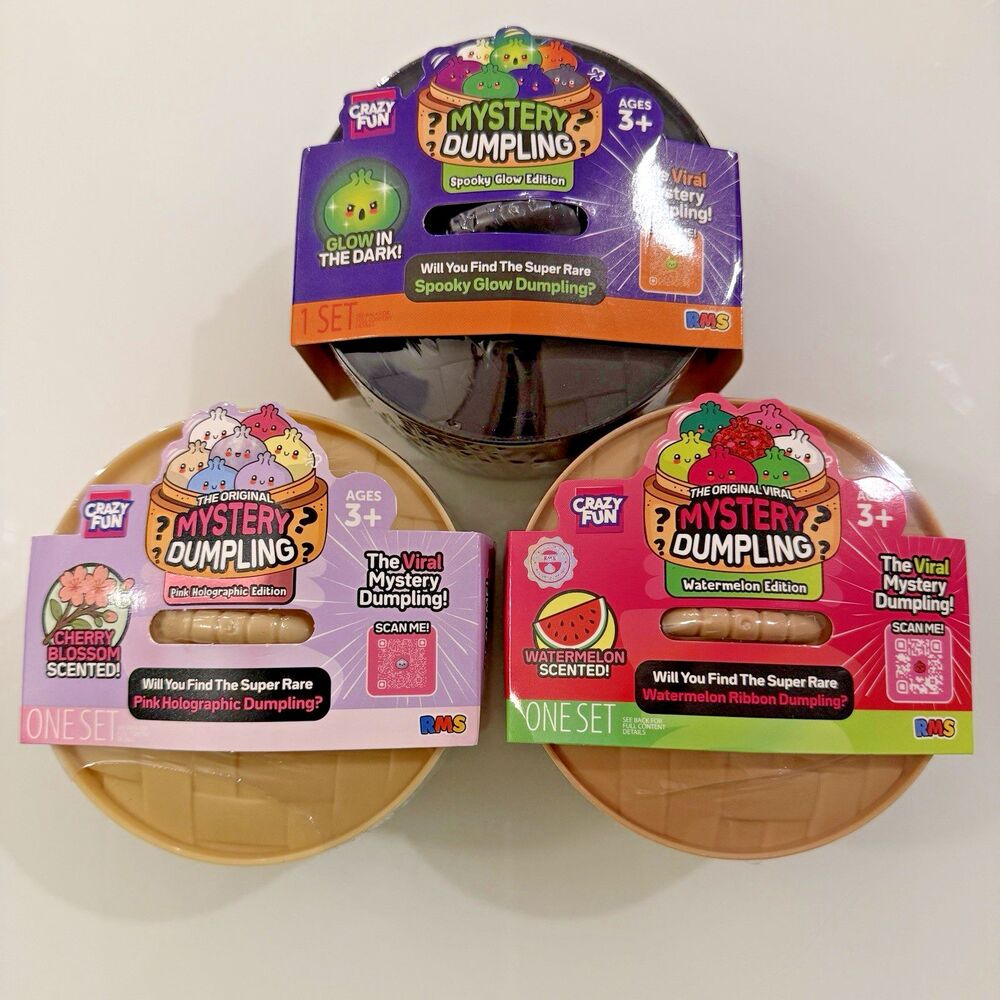 RMS Mystery Dumpling |Bundle| Cherry Blossom/Watermelon/Spooky Glow | SEALED| x3